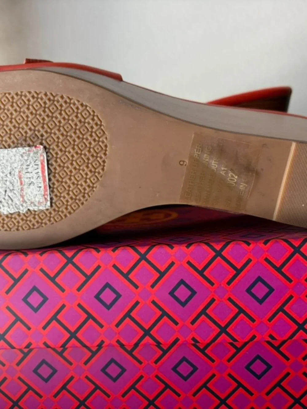 Tory Burch Ines 80mm Wedge Slide Sandals - Bright Orange